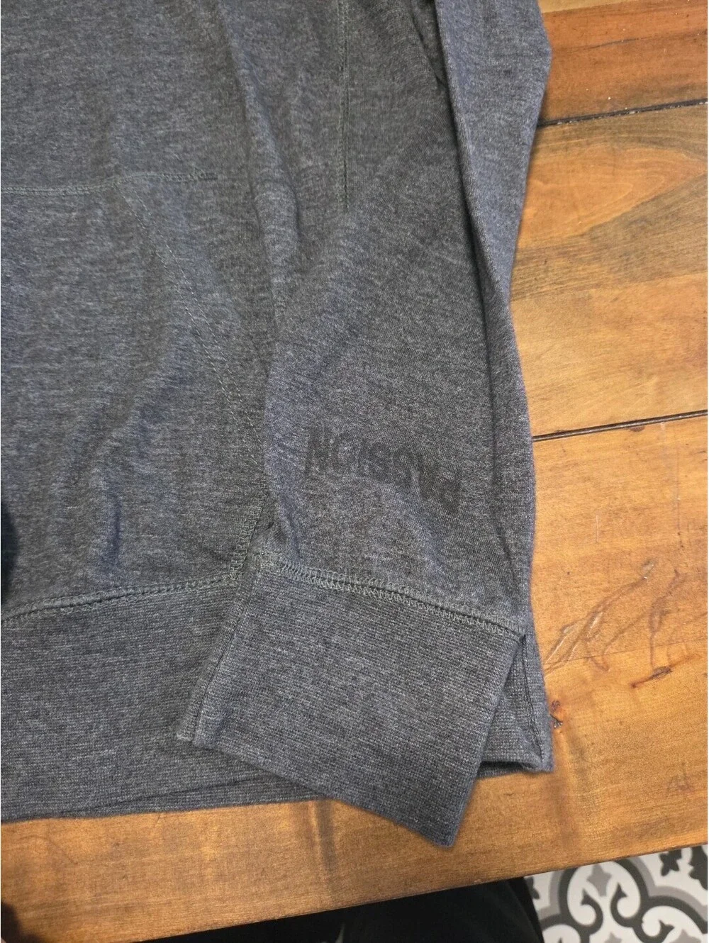 Warfit Spartan Lace Up Hoodie Mens Large Gray Strength Passion Gym Gymwear